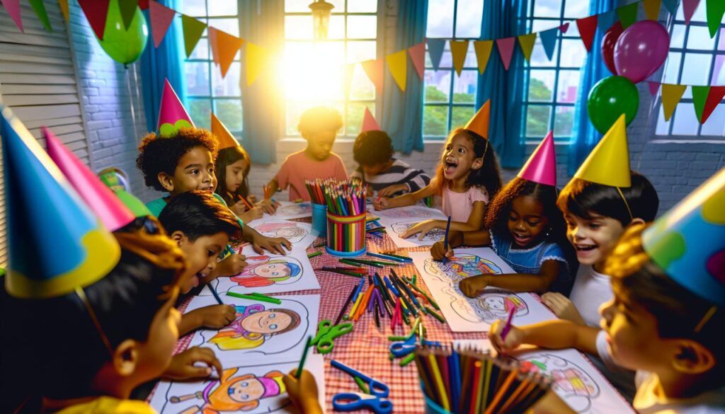 Coloriages anniversaire : amusez vos enfants facilement